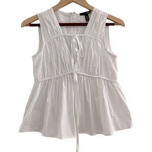 Aqua Bloomingdale’s top.